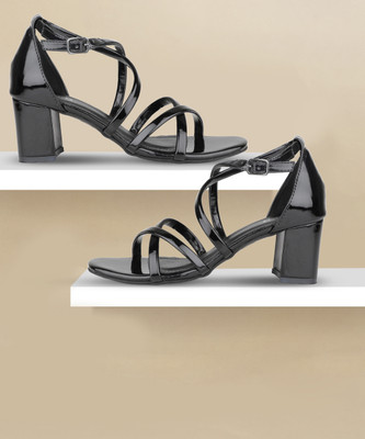 Inc.5 Women Heels(Black , 4)