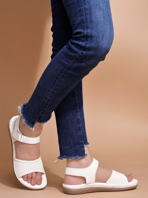 SHOETOPIA Women Flats(White , 7)