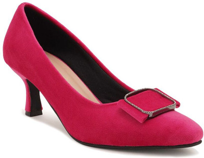 Dressberry Women Heels(Pink , 7)