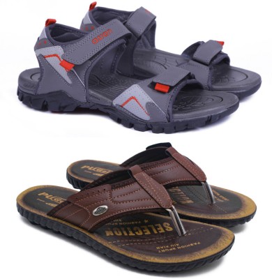 asian Men Sports Sandals(Brown , 8)