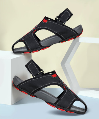 LEE COOPER Men Sandals(Black , 7)