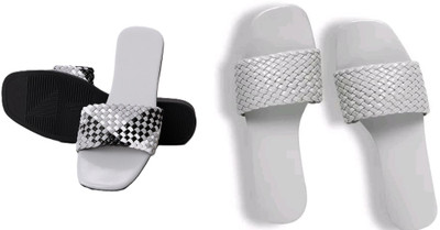 Dualstep Women Flats(Grey, Grey , 6)