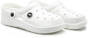 asian Men Clogs(White , 7)