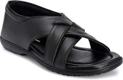 John Karsun Men Sandals(Black , 10)