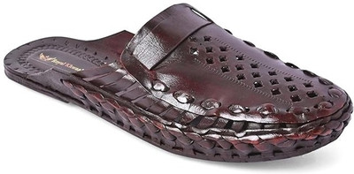 house of common Men Sandals(Brown , 10)