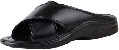 HIKBI Men Sandals(Black , 6)