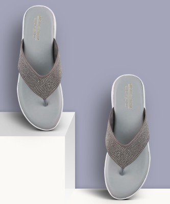 madam glorious Women Wedges(Grey , 5)