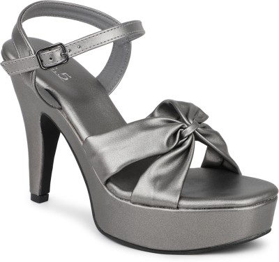 Inc.5 Women Heels(Grey , 5)