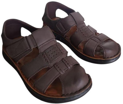 ELKO Men Flats(Black , 10)