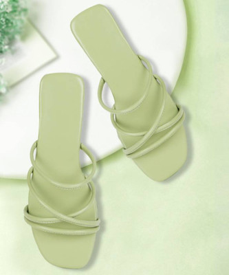 GRX Women Flats(Green , 7)