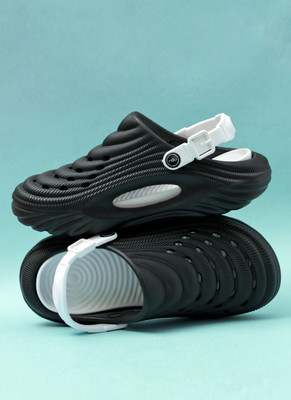 TOE CANDY Men Sandals(Black , 6)