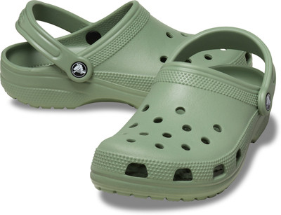 CROCS Classic Men Clogs(Green , 3)