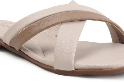 Dollphin Women Flats(Off White , 6)