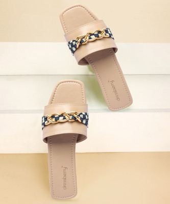 Dressberry Women Flats(Beige , 3)