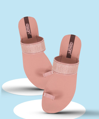 asian Women Flats(Pink , 6)