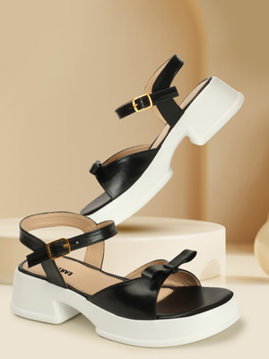 Earth Step Women Heels(Black , 6)