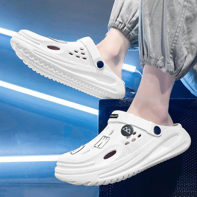 MTINDO Men Clogs(White , 9)