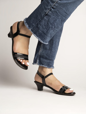 SHOETOPIA Women Heels(Black , 3)