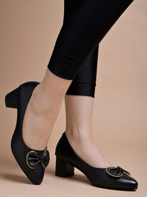 SHOETOPIA Women Bellies(Black , 8)
