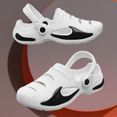 JONUX Men Clogs(White , 9)