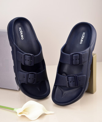 Koburg Men Sandals(Navy, Blue , 9)