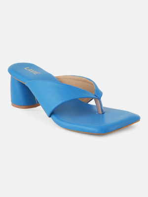 LAVIE Women Heels(Blue , 7)