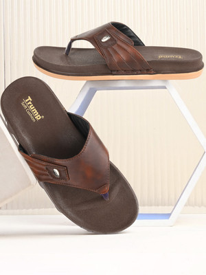 TRUMP Men Sandals(Brown , 9)