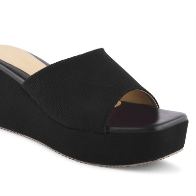 Dressberry Women Heels(Black , 7)