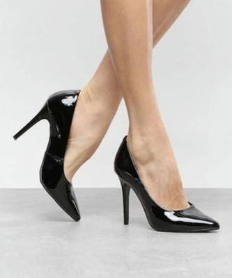 Stylestry Women Heels(Black , 8)