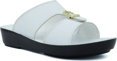 TREKIVA Premium Sandal Trendy Comfortable Flexible & Durable, Anti-Skid| TPG-3039 Men Sandals(White , 7)
