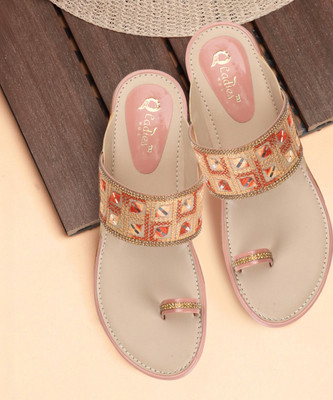 ladies hub Women Flats(Pink , 7)