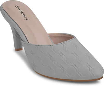 Dressberry Women Heels(Grey , 4)
