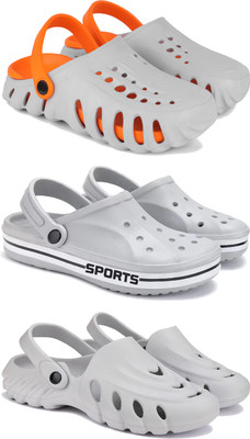 DRACKFOOT Men Clogs(Grey , 8)