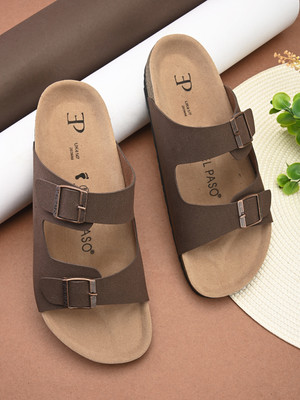 El Paso Men Sandals(Brown , 7)