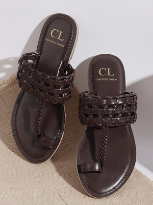 CARLTON LONDON Women Flats(Brown , 4)