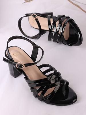 CARLTON LONDON Women Heels(Black , 8)