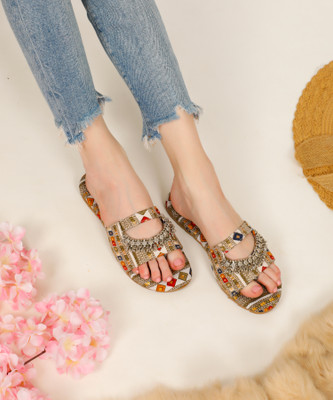 Vijendar Collection Women Flats(Multicolor , 7)
