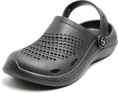DOCTOR HEALTH Men NewlyLaunch|Lightweight|SlipOn|Soft Foot Massager|All SeasonWear Clog Sandal Men Clogs(Grey , 7)