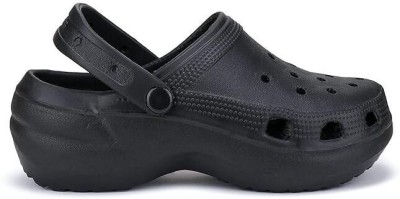 DRACKFOOT Women Clogs(Black , 6)