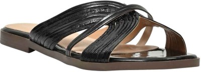 Jove Women Flats(Black , 5)