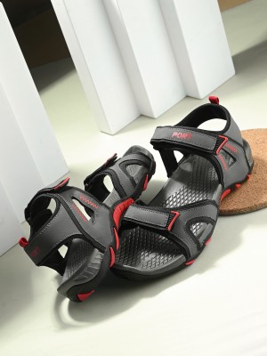 PORT Men Sandals(Grey , 9)