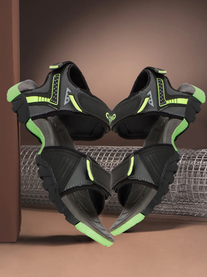 QRITE Phylon Trendy Design | Lightweight | Waterproof l Comfortable l Sandal for Men Men Sandals(Black , 9)