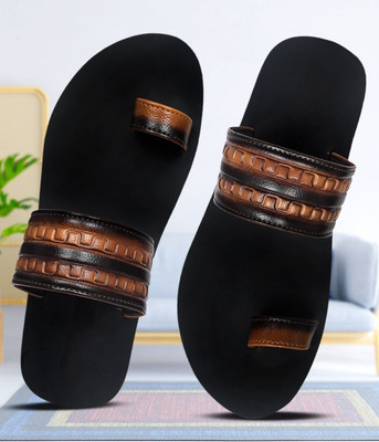 COMFORPLUS Men Sandals(Black , 9)