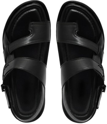 PROBO Men Sandals(Black , 9)