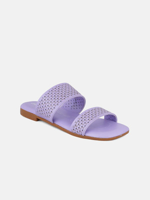 Dressberry Women Flats(Purple , 7)