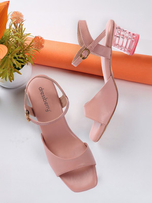Dressberry Women Heels(Pink , 6)