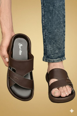 Real Bliss Men Flats(Black , 8)