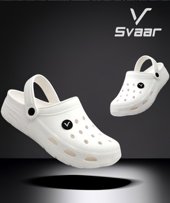 Svaar Men Clogs(White , 7)