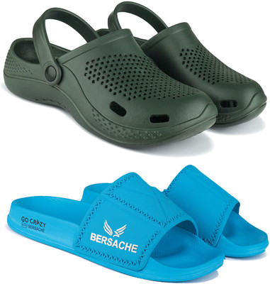 BERSACHE Men Slides(Multicolor , 10)