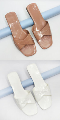 RTC ROYAL TRADING COMPANY Women Flats(Pink, White , 9)